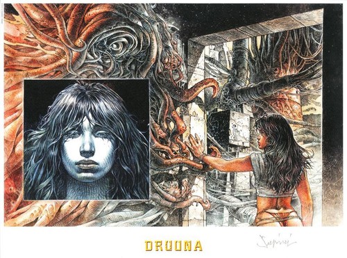 Serpieri druuna litografia - serpieri,