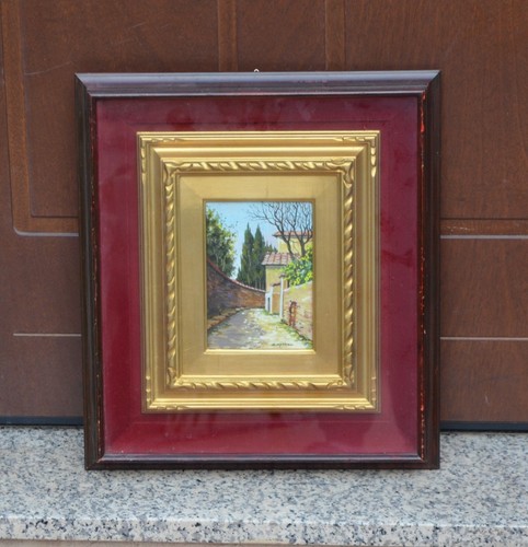 N5075 quadro casa campagna - casa, di