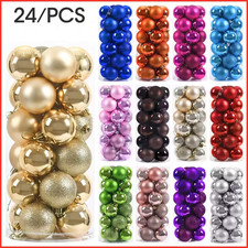 SET 24 PALLINE DI NATALE 3CM