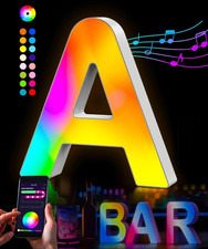 Lettere luminose alfabeto - alfabeto,
