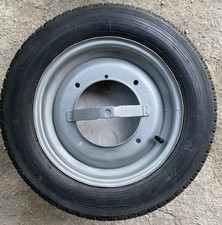 Ruota Completa Di Cerchio e camera d'aria Fiat 500 D'epoca 125SR12