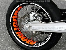 Adesivo Cerchio Supermoto Set