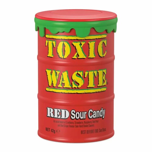 Toxic waste tamburo rosso - toxic,