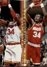 Hakeem Olajuwon - Fleer 1995-96 - Doppio Doppio #9