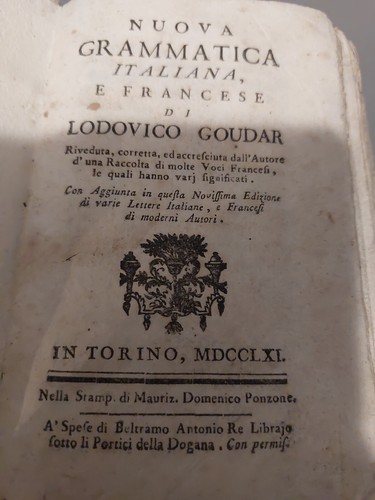 Libro antico nuova grammatica - libro,