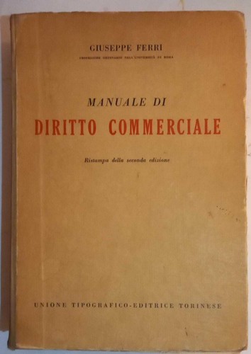 Manuale diritto commerciale - manuale,
