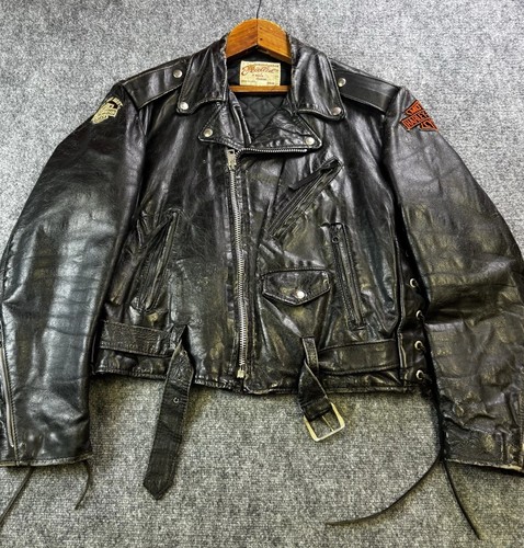Giacca pelle motociclista