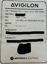 UA 7 Pin di servizio 1 anno