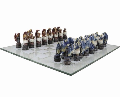 Set scacchi drago - scacchi,