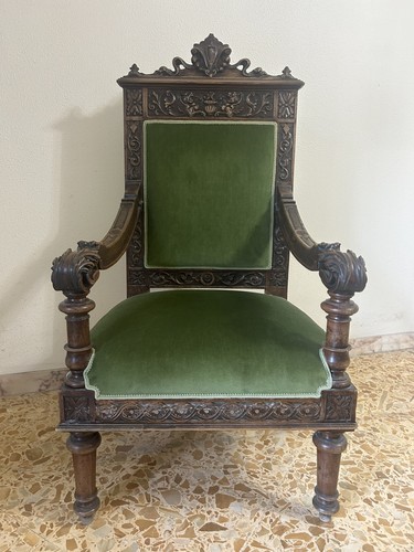 Sedia vintage legno - sedia,