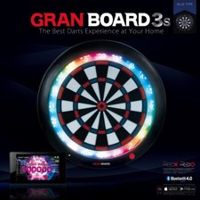 Granboard 3S Professional Soft Tip Dartboard Softtip Dart Board Elettronico Blu