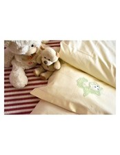 COPRIPIUMINO CON FEDERA DA LETTINO/CULLA CON GATTINI A TOMBOLO