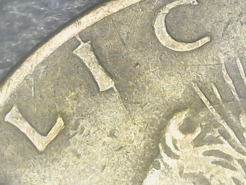 Lire 1958 con frattura di - lire,