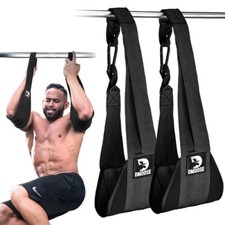 DMoose Fitness Hanging Ab Cinghie per Pull Up Bar e Core Strength Training - Thic