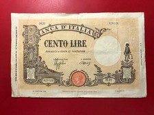 Regno d'Italia 100 LIRE BARBETTI  decr. 09-12-1942