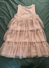 Abito elegante bambina H&M tg 9-10 anni rosa chiaro nuovo senza etichette