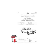 1963 Lancia Flavia Scheda di