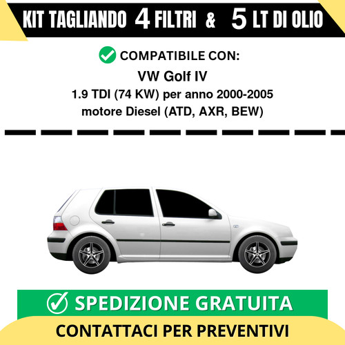 Tagliando per golf 1 9 - tagliando, vw