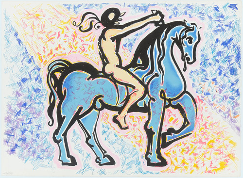 Salvador dali cavalier - dali, le