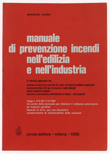 Manuale prevenzione incendi - manuale,