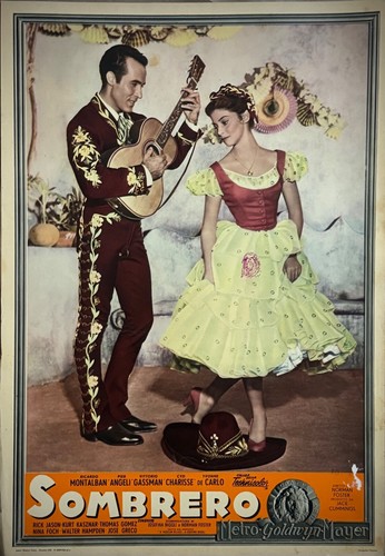 Sombrero lobby card fotobusta - sombrero-,