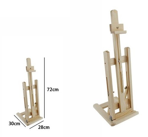 Cavalletto pittorico legno - legno, con