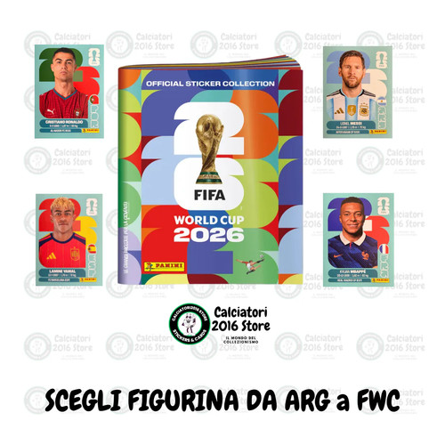World cup 2026 panini scegli - cup,