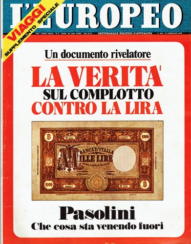 Europeo 1976 svalutazione - europeo, 1976/9=svalutazione
