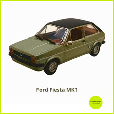 Modellino Ford Fiesta MK1 Solido Bicolore scala 1/43 Usato Die Cast x collezione