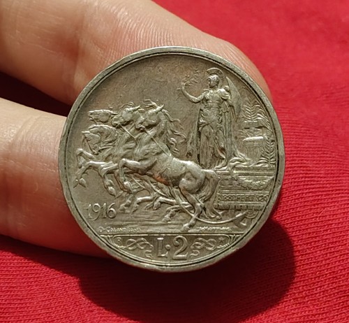 Lire 1916 quadriga briosa - 1916,