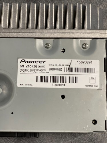 Pioneer amp radio amplifier - pioneer,