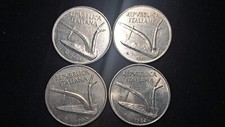 ITALIA - N. 4 MONETE DA 10 LIRE SPIGA DEL 1980 - 1981 - 1982 - 1990