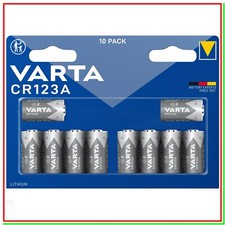 10x pila cr123 - 10x, batteria