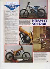 advertising Pubblicità MOTO KRAM-IT50 TRIAL 1983 MOTOITALIANE TRIAL EPOCA