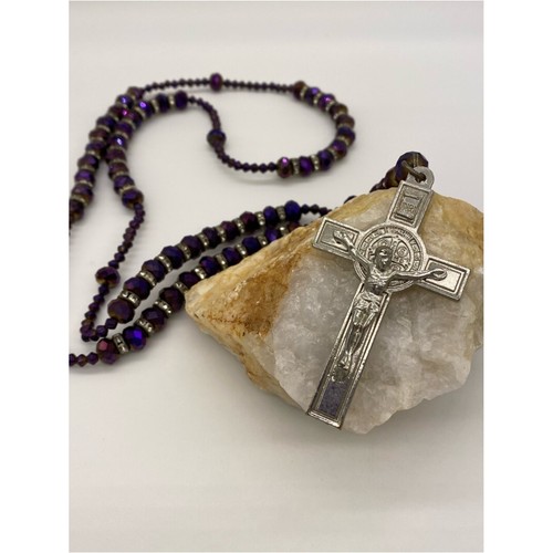 Rosario con perline - , viola