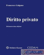 9788813380731 Francesco Galgano Diritto privato CEDAM