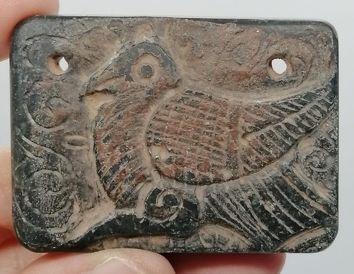 Antico ciondolo amuleto placca
