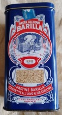SCATOLA LATTA "BARILLA" PASTA PASTINA ALL' UOVO, VINTAGE ANNI '80, vedere foto!!