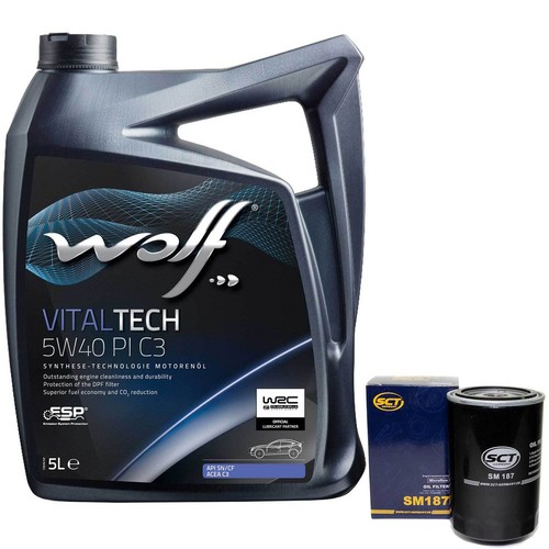 Olio set 5w40 litro - set, +