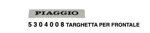 5304008 targhetta piaggio - targhetta,
