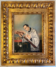 Antico dipinto olio - antico, san