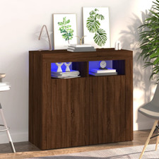 vidaXL Credenza con Luci LED