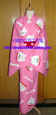 Costume cosplay kimono rosa Ao