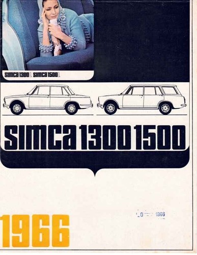Catalogue brochure simca - catalogue, 1000