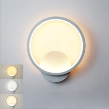 ZTWLEED LED Lampada da Parete Interno 14W，Quadrato Bianco Applique da Parete