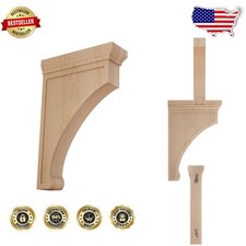 Staffe in legno di ontano 12"