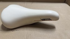 Vetta bicycle saddle seat White, Late  1980’s Made in Italy