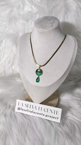 Collana artigianale natalizia - collana,