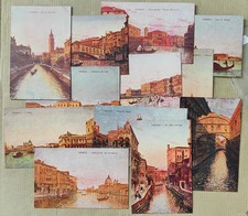 VENEZIA CITTA'-AUTORE BERTOLOZZI-SERIE COMPLETA 12 CARTOLINE-D16-116