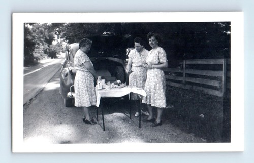 Vecchia foto epoca - vecchia, trio